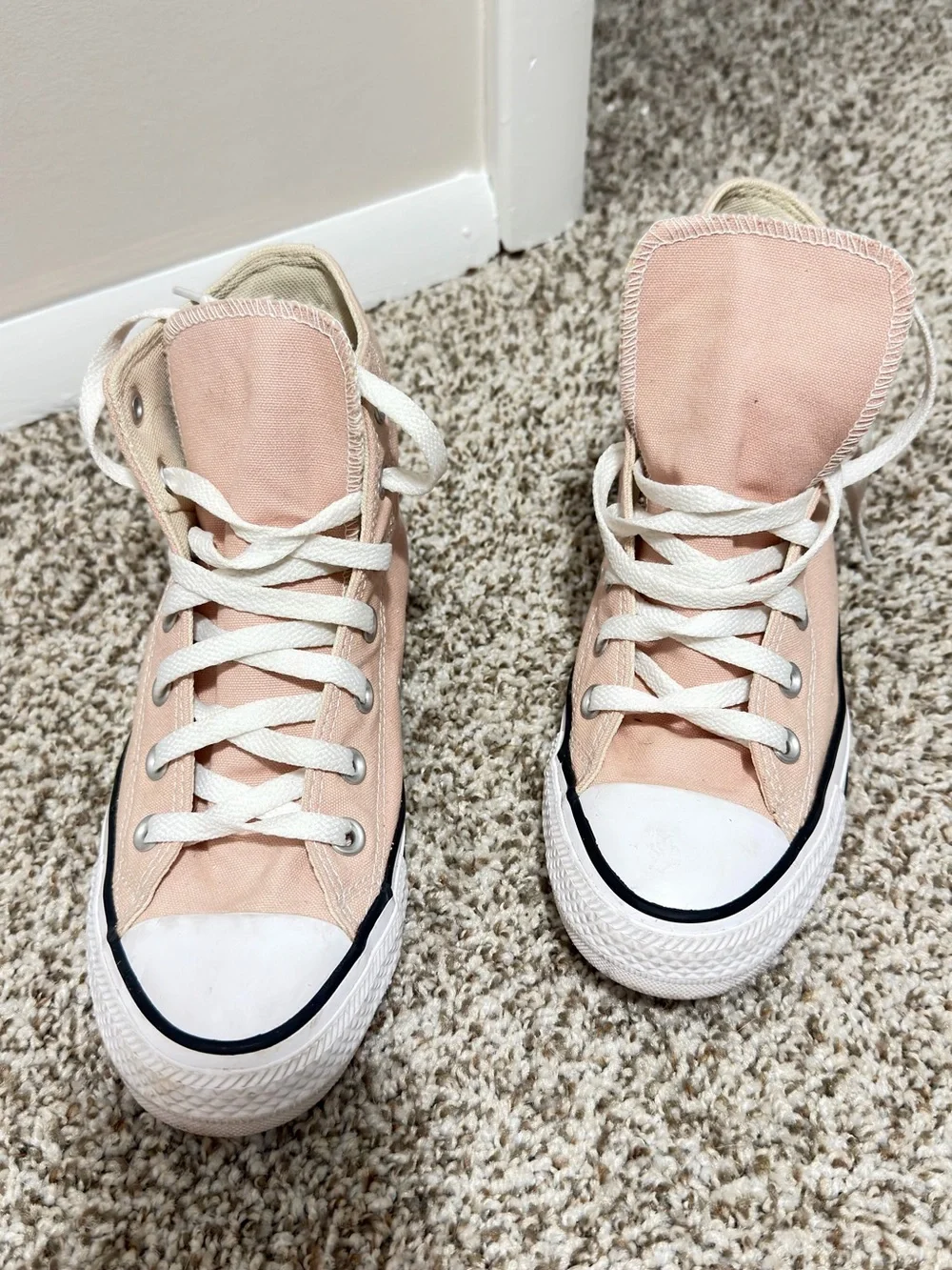 Converse Pink High-Top Canvas Sneakers